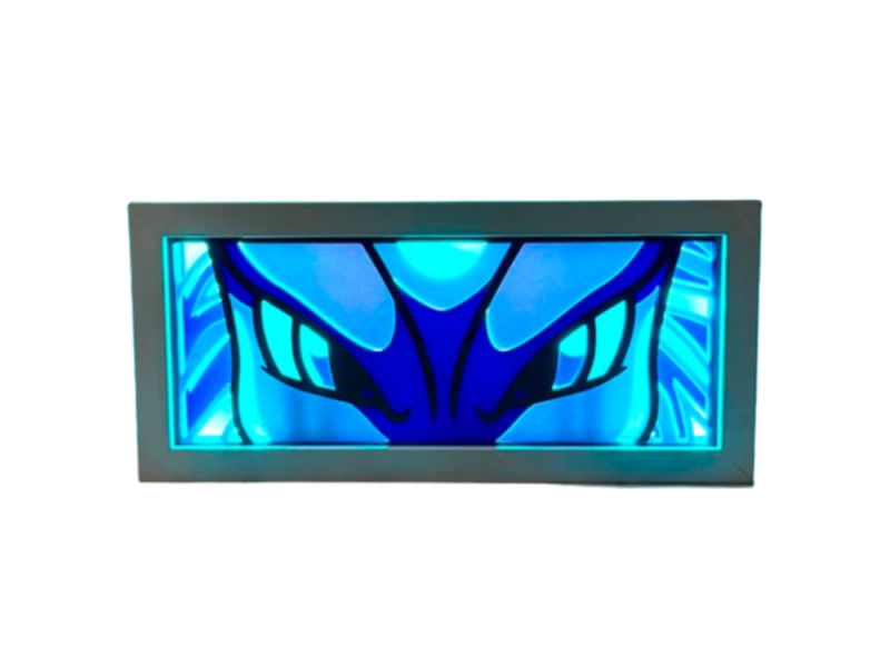 Lámpara de Mewtwo Impresa en 3D