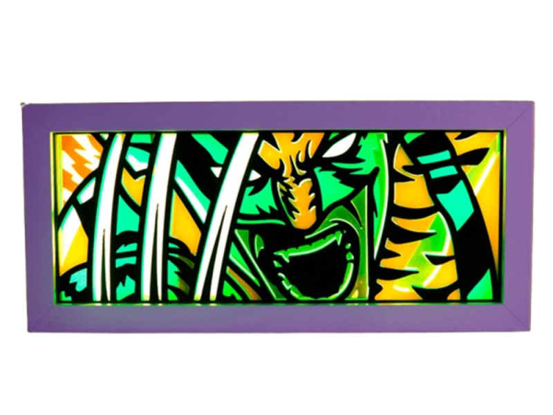 Lámpara de Wolverine Impresa en 3D