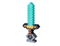 Lámpara de Espada de Diamante de Minecraft Impresa en 3D