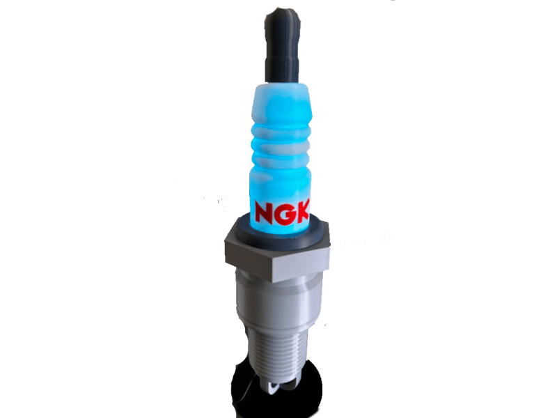 Lámpara de Bujia NGK Impresa en 3D