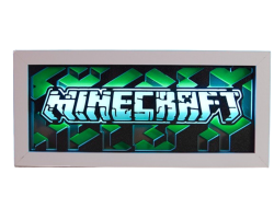 Lámpara de Minecraft...