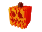 Lámpara Jack O Lantern Minecraft Impresa en 3D