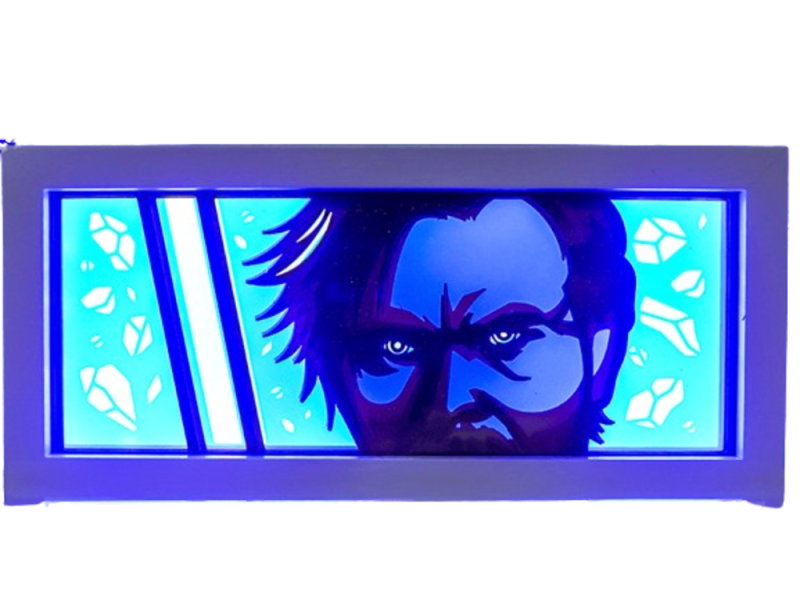 Lámpara de Obi Wan Kenobi Impresa en 3D