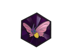 Cuadro Hexagonal de Venomoth