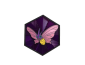 Cuadro Hexagonal de Venomoth