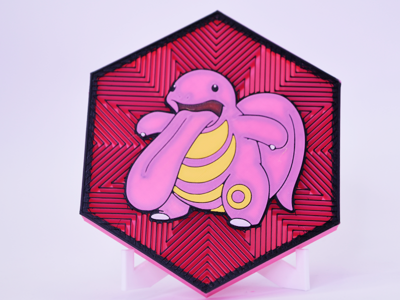 Cuadro Hexagonal de Lickitung
