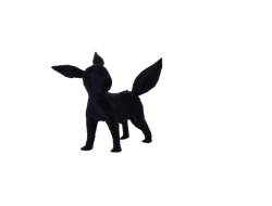 Figura Umbreon Lowpoly...