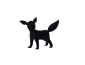 Figura Umbreon Lowpoly Impresa en 3D
