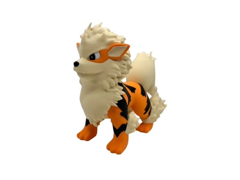 Figura Arcanine Impresa en 3D