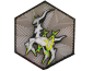 Cuadro Hexagonal de Arceus Impresa en 3D