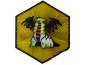Cuadro Hexagonal de Giratina Impresa en 3D