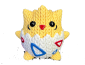 Figura Togepi Crochet Impresa en 3D