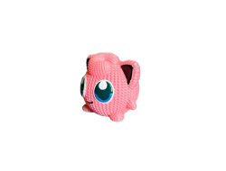 Figura Jigglypuff Crochet Impresa en 3D
