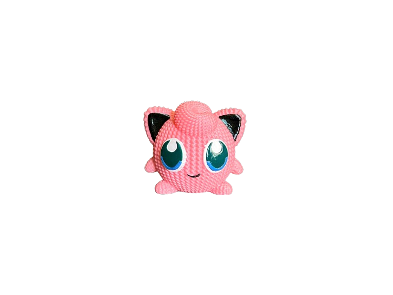 Figura Jigglypuff Crochet Impresa en 3D