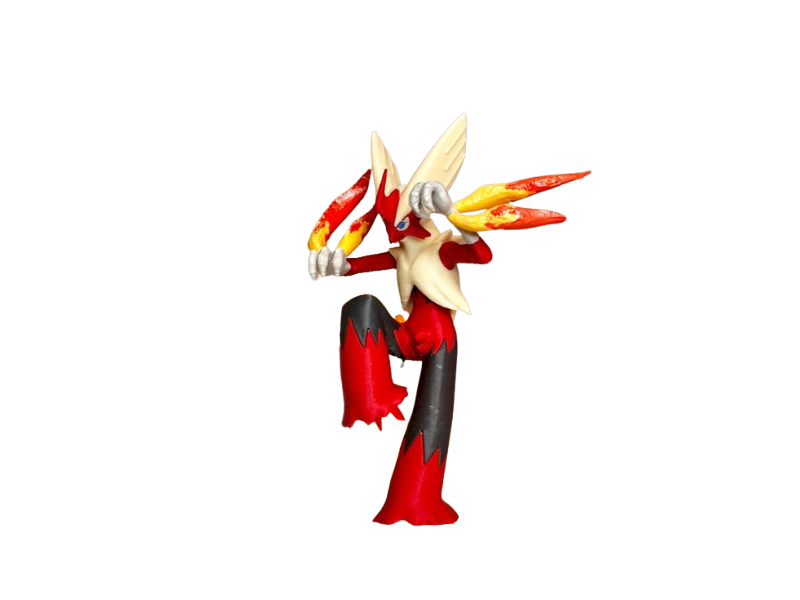 Figura Mega Blaziken Impresa en 3D