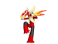 Figura Mega Blaziken Impresa en 3D