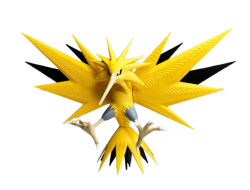 Figura Zapdos Impresa en 3D