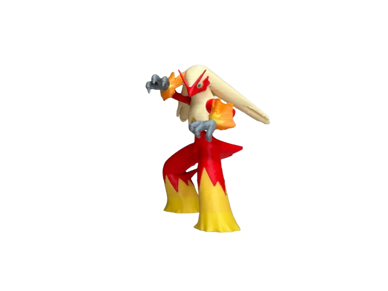 Figura Blaziken Impresa en 3D