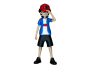 Figura Ash Ketchum Impresa en 3D