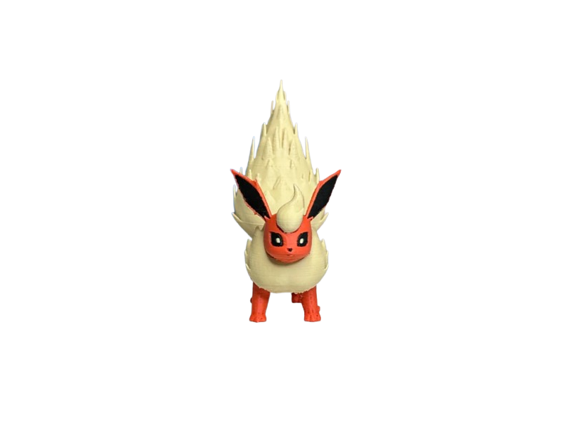 Figura Flareon Impresa en 3D
