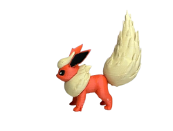 Figura Flareon Impresa en 3D