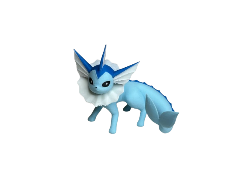 Figura Vaporeon Impresa en 3D