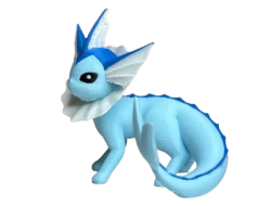 Figura Vaporeon Impresa en 3D