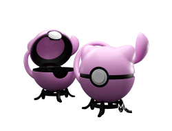 PokeBall de Mew Impresa en 3D