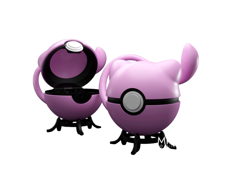 PokeBall de Mew Impresa en 3D