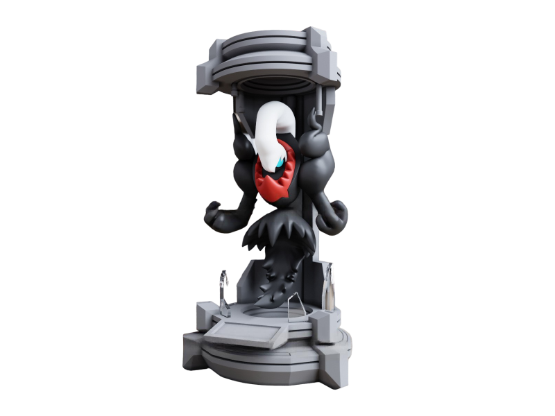 Figura Darkrai en la Capsula Impresa en 3D