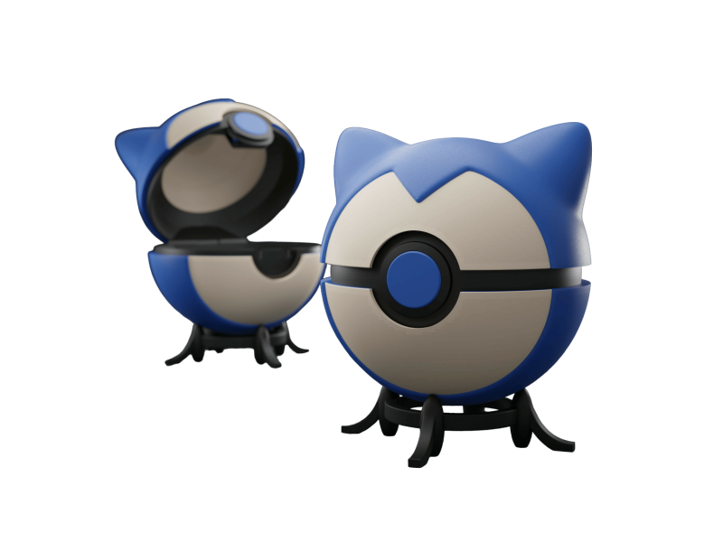 PokeBall de Snorlax Impresa en 3D