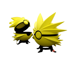 PokeBall de Zapdos Impresa...