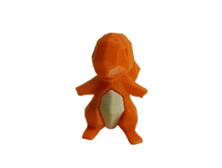 Figura Charmander Lowpoly...