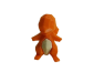Figura Charmander Lowpoly Impresa en 3D