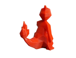 Figura Charmeleon Lowpoly Impresa en 3D