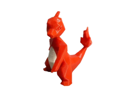 Figura Charmeleon Lowpoly Impresa en 3D
