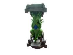 Figura Tyranitar en la Capsula Impresa en 3D