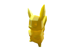 Hucha de Pikachu Impresa en 3D