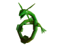Figura Rayquaza Lowpoly Impresa en 3D