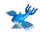 Figura Kyogre Lowpoly Impresa en 3D