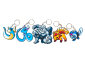 Llavero Pokemon Pack 11
