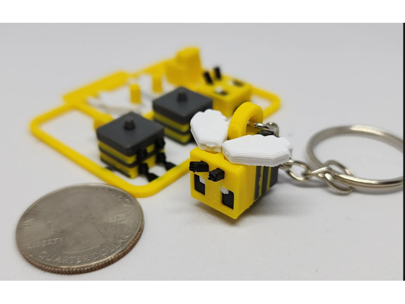 Kit Card Abeja Minecraft Impresa en 3D