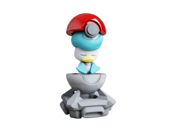 Figura Quaxly en la Pokeball Impresa en 3D