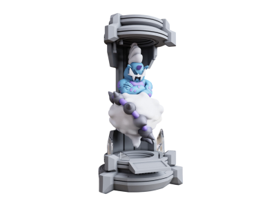 Figura Thundurus en la Capsula Impresa en 3D