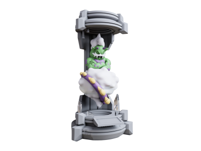 Figura Tornadus en la Capsula Impresa en 3D