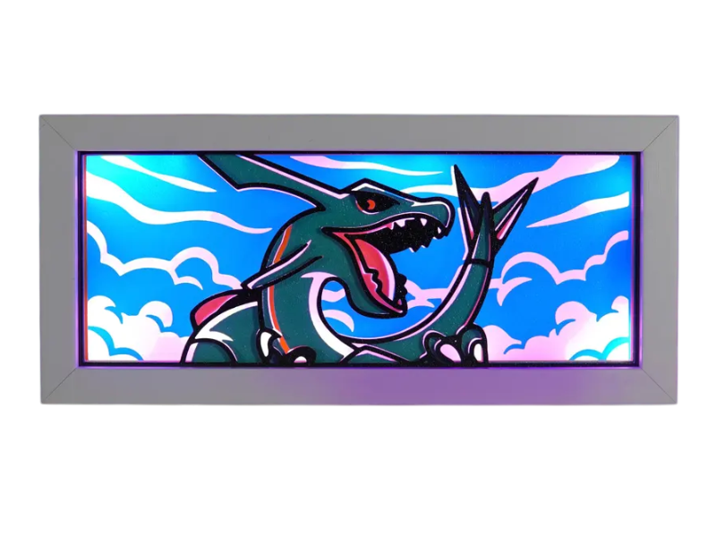 Lámpara de Rayquaza Impresa en 3D
