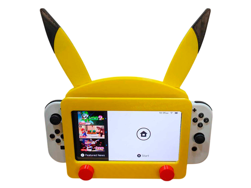 Soporte Nintendo Switch Pikachu Impreso en 3D