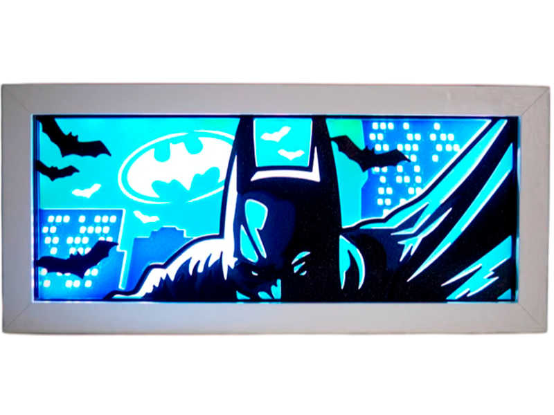 Lámpara de Batman Impresa en 3D