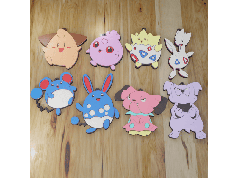 Llavero Pokemon Tipo Hada 2ºGEN