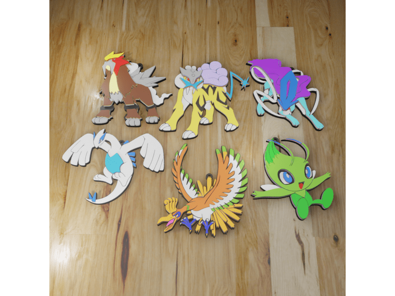 Llavero Pokemon Legendario 2ºGEN